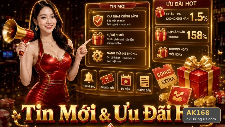 Nhận Diện Lỗi Phổ Biến Về Tin Mới, Ưu Đãi Và Điều Kiện Khuyến Mãi AK168: Cách Xử Lý Có Trách Nhiệm Tại ak168pg.us.com