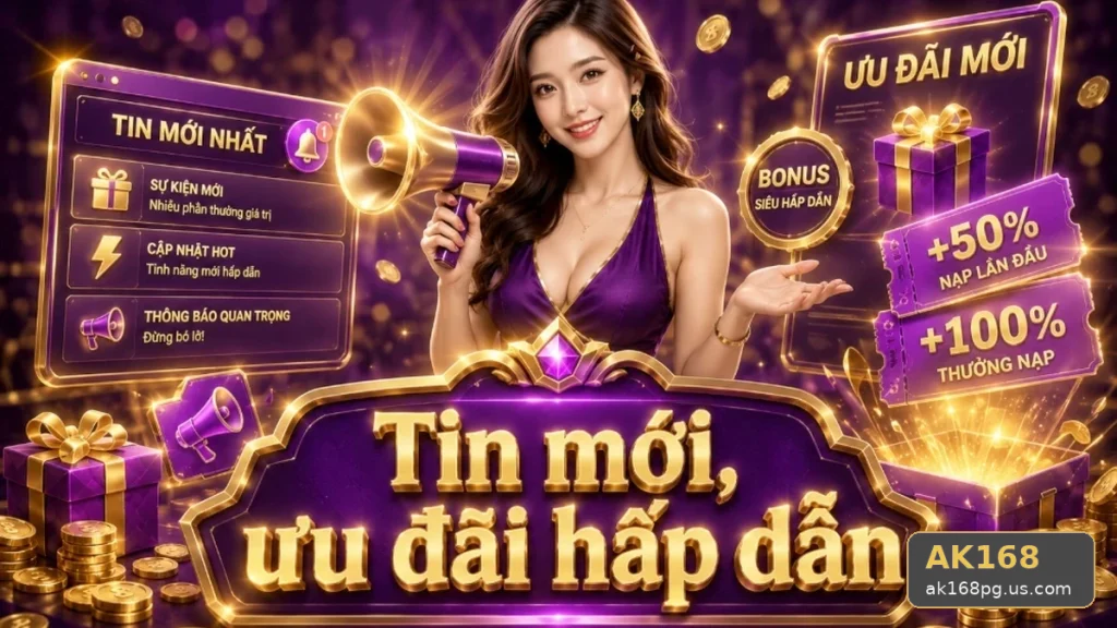 Tin Tức AK168 Tại ak168pg.us.com: Hướng Dẫn Người Mới Kiểm Tra Giao Diện Và Đọc Dữ Liệu Ưu Đãi Khuyến Mãi Theo Bản Cập Nhật