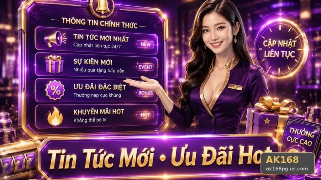Tin Tức AK168 Tại ak168pg.us.com: Phân Tích Dữ Kiện, Rủi Ro Và Giới Hạn Ngân Sách Khi Đọc Tin Khuyến Mãi
