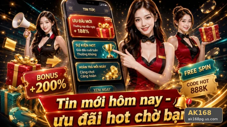 Giải Thích Biểu Tượng, Tính Năng Và Quy Trình Tin Tức AK168 Qua Dữ Liệu Cập Nhật Tại ak168pg.us.com